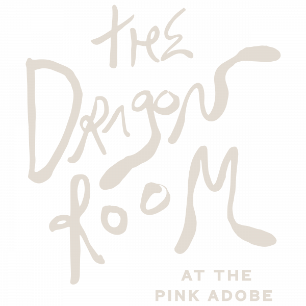The Dragon Room Logo, New, white